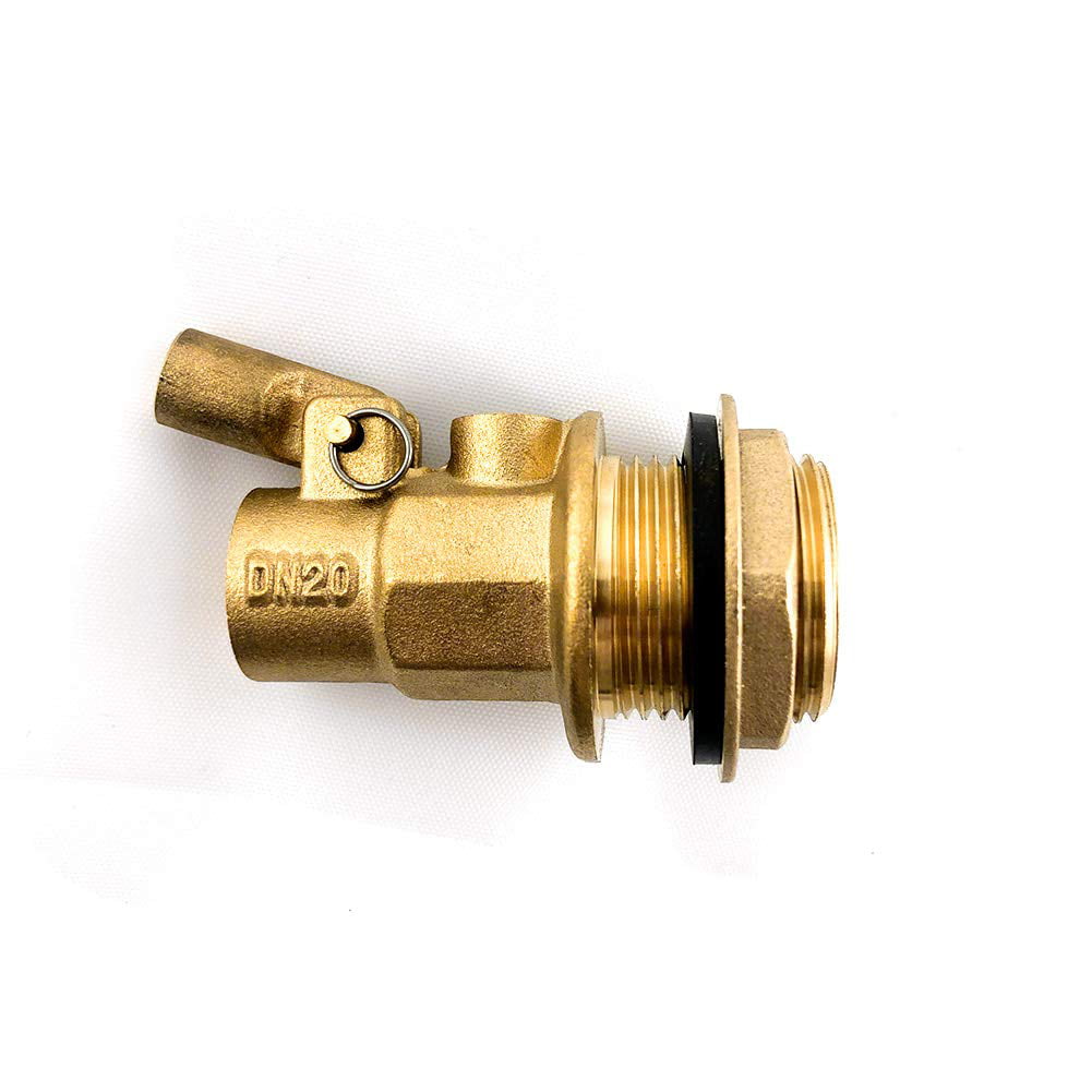 Water Sensor Stainless Steel Male Thread Durable Floating Ball G3/4 DN20 Water Valve for Distributing Water for Pipelines for Change The Flow Direction 