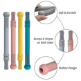 thumbnail image 3 of bebé infantil mordedor de silicona tubo de dentición hueco juguete de dentición anti-comer mano palo molar / rosa / kaili Sencillez, 3 of 4
