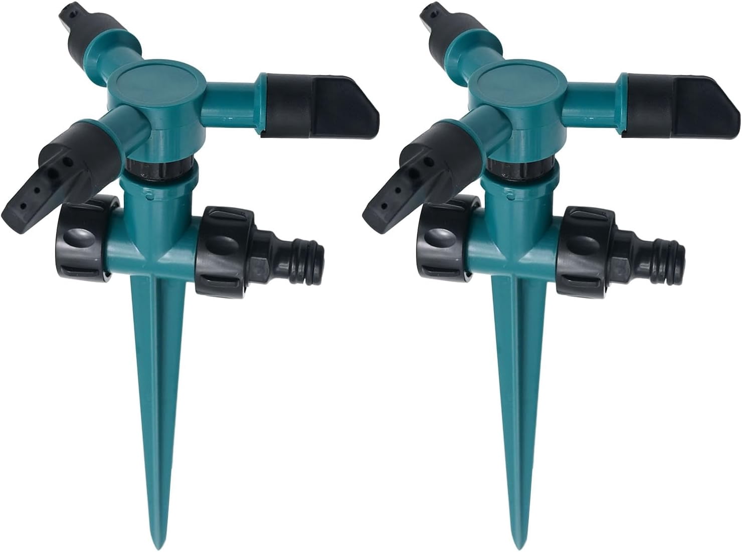 LSKJGA-2 Pcs 360 Water Sprinkler Lawn Sprinklers for Garden Sprinklers for Yard Irrigation 3600 Square Feet
