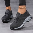 thumbnail image 2 of Fsqjgq Espadrilles pour Femmes à Lacets Chaussures de Course pour Femmes Espadrilles de Marche Confortables Chaussures Décontractées en Maille Chaussures de Travail, 2 of 9