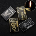 thumbnail image 4 of Loudspeaker Inflatable Lighter, Open Fire Lighter,Metal Butane Lighter Dragon/Wolf/Tiger/Eagle(Random Pattern,No Butane), 4 of 6