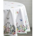 thumbnail image 4 of Maison d' Hermine Printemps 100% Cotton Tablecloth for Kitchen Dining | Tabletop | Decoration | Parties | Weddings | Spring/Summer (Round, 69 Inch)., 4 of 5