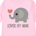 thumbnail image 4 of Inktastic Loved by My Mimi Grandchild Boys or Girls Long Sleeve Toddler T-Shirt, 4 of 5