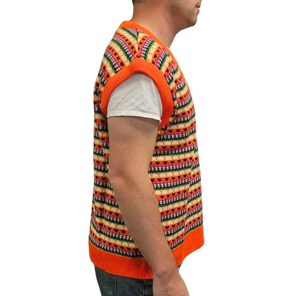 Magical Mystery Paul Fair Isle Pattern Sweater Vest