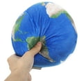 thumbnail image 2 of Miangastore Creative Earth Pattern Throw Pillow Ball Shaped Throw Pillow Household Soft Stuffed Pillow, 2 of 9