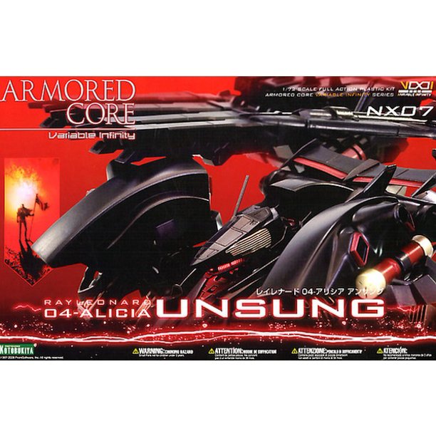 Kotobukiya Armored Core V 5 Rayleonard 04 Alicia Unsung 1 72 Scale Model Kit Walmart Com Walmart Com