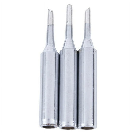 

3Pcs 900M-T-2C 60W 2mm Width Bevel Soldering Solder Iron Tip 43 x 6mm