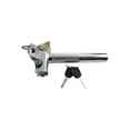 thumbnail image 3 of Flip seat post saddle straight tube with antitheft lock silver 155mm/95mm, 3 of 10
