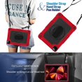 thumbnail image 4 of SOATUTO for iPad Air 6 5 4 10.9 2024 2022 2020 iPad Pro 11 Case 2022 with Handle 360° Kickstand Protective Armmor Case for iPad Pro 11 inch, iPad Air 6th  5th 4th Gen 10.9 (Red+Black), 4 of 7