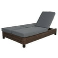 Better Homes & Gardens Brookbury Outdoor Double Chaise Lounge Gray