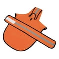thumbnail image 6 of TiaGOC Dog Raincoat Hooded Slicker Poncho for Small to X-Large Dogs and Puppies Safety Orange - M, 6 of 7