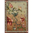 thumbnail image 1 of Ahgly Company Indoor Rectangle Patterned Brownish Green Novelty Area Rugs, 2' x 5', 1 of 6