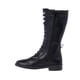 thumbnail image 4 of Botas Mujer Largas Negro Tipo Piel Con Agujetas Moda Casual negro 22 Incógnita 005D18, 4 of 6