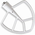 thumbnail image 1 of KitchenAid Batteur Plat Enduit - Convient aux Modèles à Bol Relevable KD26,KH25,KT26,KV25,KJ26,KB25,KP26,Blanc, 1 of 1