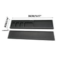 thumbnail image 2 of Desktop Storage Box, Ergonomic Keyboard & Mouse Wrist Rest with Non-Slip Base, Soft Foam Support for Office Typing & Gaming, White/Black Color Options for Desk Organization & Comfort, 2 of 5
