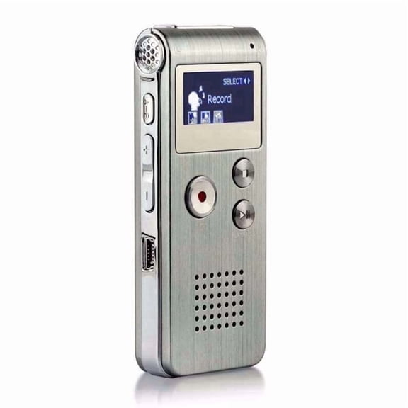 Multifunctional Rechargeable 8GB 650HR Digital Audio Voice Recorder Dictaphone MP3 Player