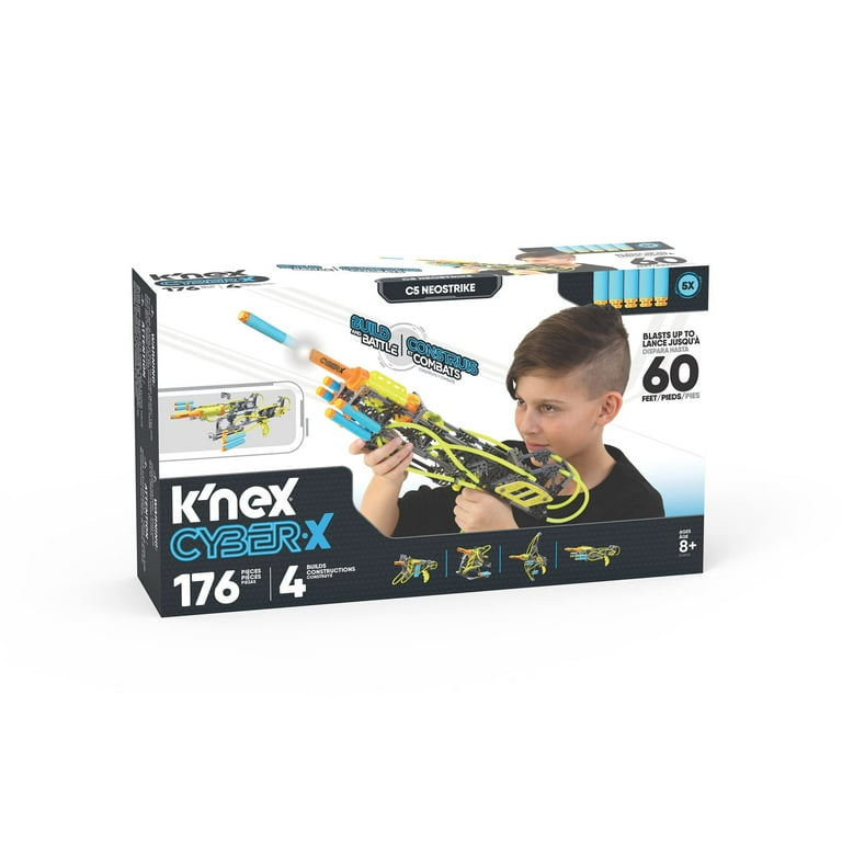 K'NEX Cyber-X C5 Neostrike - Blasts up to 60 ft - 176 Pieces