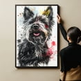 thumbnail image 6 of Skye Terrier Dog Canvas Wall Art Prints,Watercolor Dog Art Canvas Painting Poster,Pet Canvas Painting Puppy Artwork 8x12 inches, 6 of 6