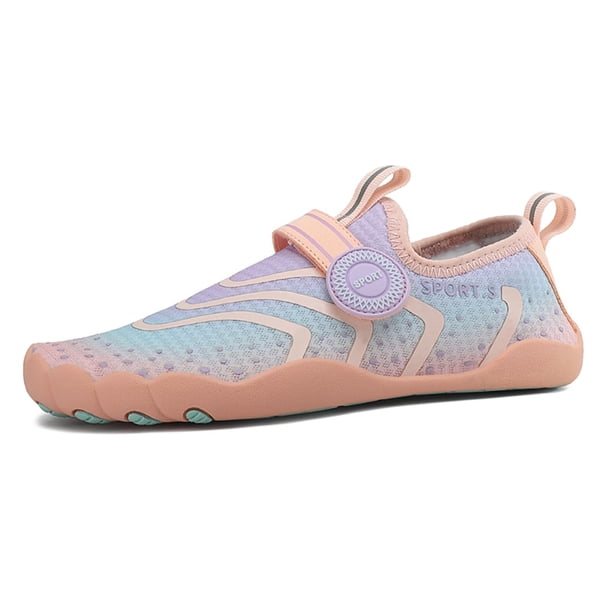 Zapatos de agua de goma para la playa, zapatillas antideslizantes para vadear en la playa (rosa 35) JShteea Para Estrenar