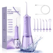 Sejoy Dental Oral Irrigator Water Flosser Thread Teeth Pick Mouth Washing Machine 4 Nozzels 4 Modes Magnetic Rechargeable