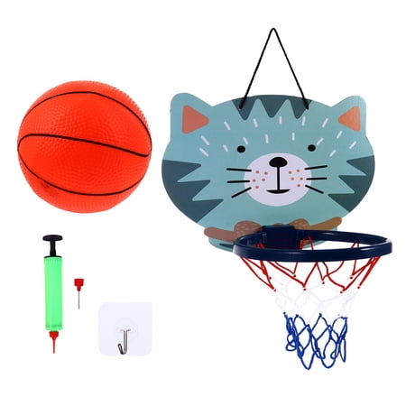 LEORX 1 Set Desktop Basketball Game Toy with Basketball Frame Shape for Indoor Play Assorted Color