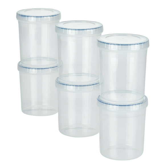 Easy Essentials Twist 34-Ounce Food Storage Container, Set of 6