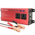 thumbnail image 2 of 2000W 1200W Screen Display Inverter 12V to 220 Transformer 3 Socket 4 USB Car Converter Inversor Auto Adapter, 2 of 7