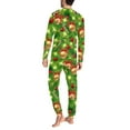 thumbnail image 4 of Renewold Xmas Ball Candy Canes Family Christmas PJs Matching Sets,Casual Daily Wear Clothing 2 Packs Holiday Pajamas Printed Top and Pants,Xmas Jammies for Men Size 5XL, 4 of 5