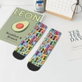 thumbnail image 7 of Pofeuu Cute Dogs Collage Print 30cm Socks, Adult Running Hiking Socks for Youth and Adult, 7 of 7