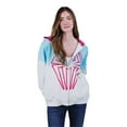thumbnail image 3 of Marvel Spider-Man Spider-Gwen Ghost Spider Fleece Matching Family Zip Up Cosplay Hoodie Adult, 3 of 5