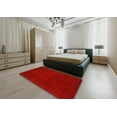 thumbnail image 4 of Ahgly Company Indoor Square Contemporary Neon Red Abstract Area Rugs, 8' Square, 4 of 6