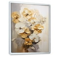 thumbnail image 2 of Designart "Radiant Minimalist Pansy Bouquet I" Pansies Floater Framed Wall Art Prints, 2 of 5