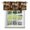 Green, Deep Brown, variant on Kitchen Cafe Valance Curtain for Small Windows,Wildlife Bear Forest Pine Tree Rod Pocket Short Valances,42x12in