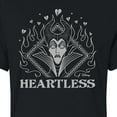 thumbnail image 3 of Disney Villains - Maleficent Heartless - Juniors Cropped Cotton Blend T-Shirt, 3 of 5