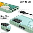 thumbnail image 5 of ExoGuard For Samsung Galaxy A13 5G Case, Phone Case with Screen Protector and Kickstand (Green), 5 of 8