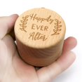 thumbnail image 3 of Boda rústica caja de anillo de madera titular de la joyería caja portadora personalizada (JM01536) JShteea Libre de BPA, 3 of 8
