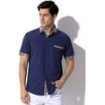 thumbnail image 3 of Camisa De Vestir Manga Corta Para Hombre Casual Casey Kevin, 3 of 8