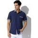 thumbnail image 3 of Camisa De Vestir Manga Corta Para Hombre Casual Casey Kevin, 3 of 8