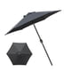 thumbnail image 1 of Naiovety Toldo de repuesto de 8 piezas de 2,7 m, sombrilla, cubierta para sombrilla, impermeable, exterior, terraza, jardín, cubierta, Jardín y Patio negro, 1 of 6