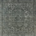 thumbnail image 1 of Ahgly Company Machine Washable Indoor Square Industrial Modern Gray Area Rugs, 3' Square, 1 of 7