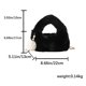 thumbnail image 5 of Bolso cruzado con cadenas para mujer, Bolso pequeño a la moda, Bolso de mano femenino de Color sólido, 5 of 9
