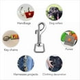 thumbnail image 3 of 10 pcs Swivel snap Hooks silver, 3 of 4
