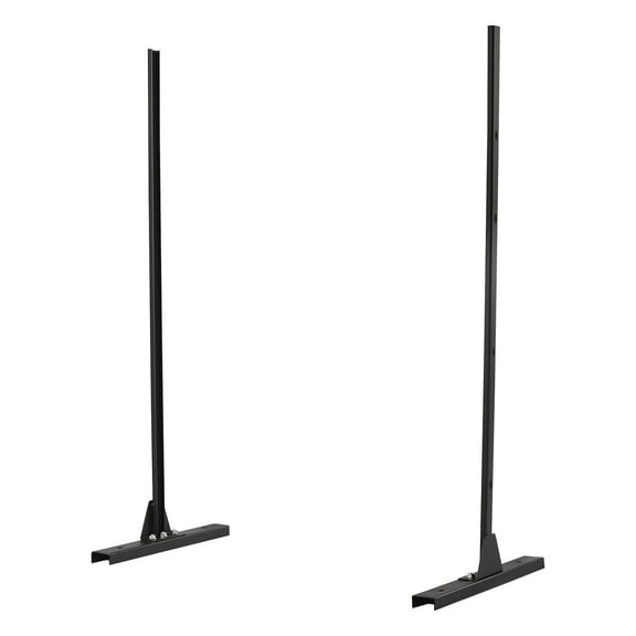 Metal Privacy Screen Stand, Outdoor Decorative Screen Panel Fence, Freestanding Freestanding Screen Set for Deck Balcony Patio