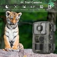 thumbnail image 4 of Wildlife 4K Trail Camera 16MP Wildlife Scouting Camera Tracking Camera with 2.0 Inch TFT Color Screen PIR Sensors 0.5s Trigger Time Supports Infrared Night Vision Motion Activated, 4 of 7