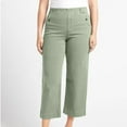 thumbnail image 2 of Ultrave High Waist Casual Pants for Women Cropped Wide Leg Pant with Pocket, 2 of 8