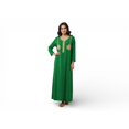 thumbnail image 1 of Chemin de Moda Robe Maxi Brodée pour Femme, Robe d'Été Bohème à Manches Longues Coupe Ample, 1 of 1