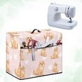thumbnail image 4 of HELLHERO Heart-Shaped Cat Pattern Sewing Machine Carrying Cover with Storage Pocket and Carrying Handle Waterproof Material Home and Shop Sewing Equipment Storage, 4 of 8