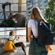 [Pack 2] tag8 Mexico Flag Tag Smart Bag tag |Trendy Luggage tag ID Identification | Suitcase Tag | Fashionable Digital Name tag | Airline Compliant, SITA World Tracer Code Enabled | Gift idea