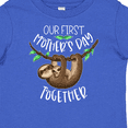 thumbnail image 4 of Inktastic Our 1st Mothers Day Together Cute Mom and Baby Sloth Boys or Girls Baby T-Shirt, 4 of 5