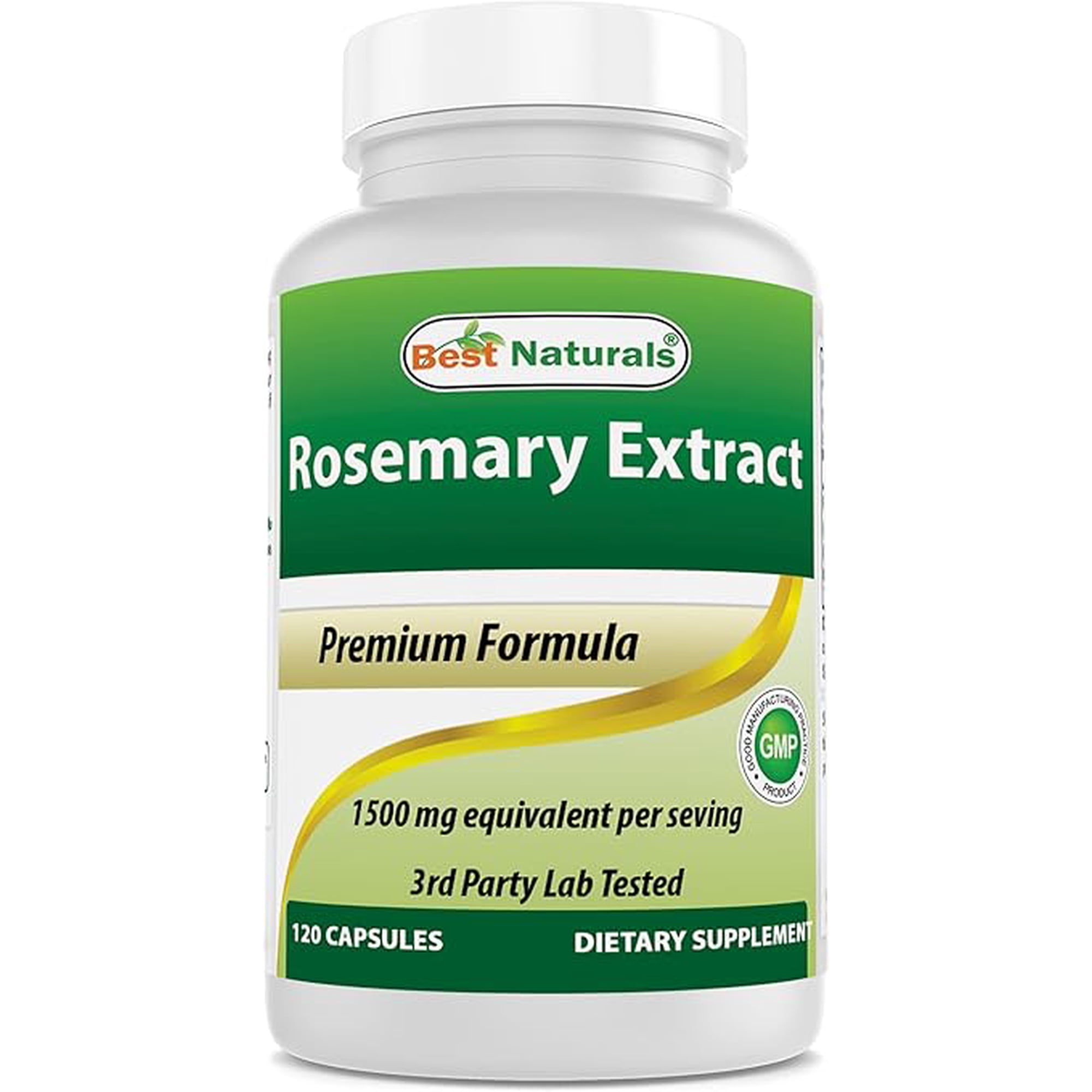 Best Naturals Rosemary Extract 1500 mg Equivalent Per Serving- 120 Capsules